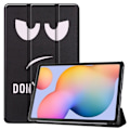 Miniatyrbild 1 av 5: Samsung Galaxy Tab S6 Lite - Tri-Fold Fodral - Dont Touch Me