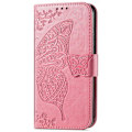 Miniatyrbild 5 av 5: Samsung Galaxy S23 FE Fodral Fjäril Tryck Rosa