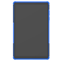 Miniatyrbild 4 av 5: Lenovo Tab M10 HD (2nd Gen) - Rugged Kickstand Armor Skal - Blå Blue Blå