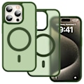Miniatyrbild 2 av 6: ColorPop iPhone 15 Pro Max Skal CH MagSafe Matt Grön
