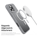 Miniatyrbild 5 av 6: DUX DUCIS iPhone 16 Pro Skal MagSafe Yind Series Matt Grå