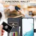 Miniatyrbild 11 av 11: LC.IMEEKE Galaxy A54 5G Fodral Läder Svart