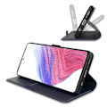 Miniatyrbild 3 av 6: Samsung Galaxy A25 5G Fodral Slim Läder Blå