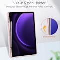 Miniatyrbild 5 av 6: Galaxy Tab S9 FE Fodral Hybrid Pennhållare Rosa
