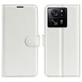 Miniatyrbild 1 av 6: Xiaomi 13T / 13T Pro Fodral Litchi Läder Vit