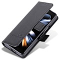 Miniatyrbild 6 av 6: AZNS Galaxy Z Fold 5 Fodral PU-Läder Svart