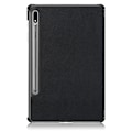 Miniatyrbild 3 av 5: Samsung Galaxy Tab S7 / Tab S8 - Tri-Fold Fodral - Svart Black Svart
