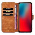 Miniatyrbild 6 av 6: iPhone 13 Pro - DG.MING Retro Läder Fodral - Brun
