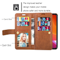 Miniatyrbild 5 av 6: iPhone 15 Multifunktionellt Fodral Brun