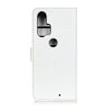 Miniatyrbild 2 av 5: Motorola Edge Plus - Litchi Plånboksfodral - Vit Vit