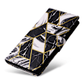 Miniatyrbild 6 av 6: Samsung Galaxy S24 Fodral Marmor Textur Svart