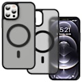 Miniatyrbild 2 av 6: ColorPop iPhone 12 Pro Max Skal CH MagSafe Matt Svart