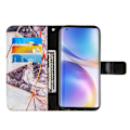 Miniatyrbild 5 av 5: OnePlus 9 - Marmor Textur Läder Fodral