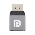 Miniatyrbild 3 av 4: DisplayPort Hona till DisplayPort Hane Adapter Grå