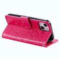 Miniatyrbild 8 av 11: iPhone 15 Fodral Mandala Läder Rosa