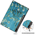 Miniatyrbild 6 av 6: Galaxy Tab S9 FE Plus Fodral Tri-Fold Läder Peach Blossom
