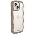 Miniatyrbild 3 av 4: holdit iPhone 15 Plus / 14 Plus Skal Wavy Mocha Brown Transparent