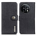 Miniatyrbild 1 av 6: KHAZNEH OnePlus 11 5G Fodral Läder Svart
