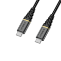 Miniatyrbild 1 av 4: OtterBox Premium 1m PD USB-C - USB-C Kabel Nylonflätad Svart