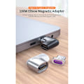 Miniatyrbild 2 av 7: ESSAGER 100W 5A USB-C/USB-C Magnetisk Adapter Svart