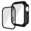 Miniatyrbild 2 av 6: Skärmskydd Härdat Glas Skydd Apple Watch 41 mm Svart