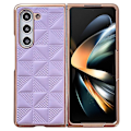 Miniatyrbild 1 av 6: Galaxy Z Fold 6 Skal Läder Lila