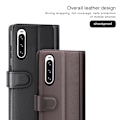 Miniatyrbild 4 av 6: Sony Xperia 10 V Fodral Premium Split Läder Svart