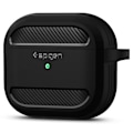 Miniatyrbild 6 av 6: Spigen Apple AirPods 3 (2021) Skal Rugged Armor Matt Svart