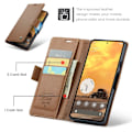 Miniatyrbild 6 av 6: CASEME Google Pixel 9a Fodral RFID Läder Brun