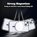 Miniatyrbild 5 av 6: ColorPop iPhone 15 Skal CH MagSafe Transparent/Mörk Blå