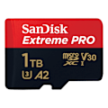 Miniatyrbild 2 av 6: SanDisk MicroSDXC Extreme Pro 1 TB 200MB/s Inkl. Adapter