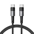 Miniatyrbild 1 av 6: Tech-Protect 1 m 100W/5A PD USB-C - USB-C Kabel UltraBoost Grå