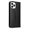 Miniatyrbild 3 av 6: iPhone 13 Pro - Läder Flip Fodral - Svart