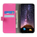 Miniatyrbild 2 av 5: Xiaomi Mi 10T / 10T Pro - Litchi Läder Fodral - Rosa Pink Rosa