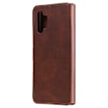 Miniatyrbild 3 av 5: Samsung Galaxy A32 5G - Klassiskt Läder Fodral - Brun Brown Brun