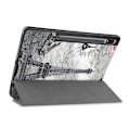 Miniatyrbild 2 av 6: Samsung Galaxy Tab S7 Plus / Tab S8 Plus Fodral Tri-Fold Pennhållare