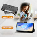 Miniatyrbild 5 av 6: Xiaomi Redmi Note 14 Pro/Pro Plus 5G Plånboksfodral Svart