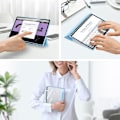 Miniatyrbild 5 av 6: DUX DUCIS Galaxy Tab S9 FE Plus Fodral TOBY Hybrid Blå