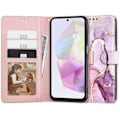 Miniatyrbild 1 av 6: Tech-Protect Galaxy A35 5G Fodral Läder Marmor