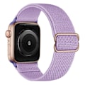 Miniatyrbild 1 av 5: Nylon Armband Justerbart Apple Watch 42/44/45/49 mm Ljus Lila