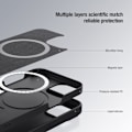 Miniatyrbild 5 av 6: NILLKIN iPhone 14 Pro Max Skal MagSafe CamShield Silky Liquid Svart