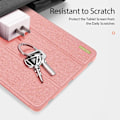 Miniatyrbild 5 av 6: DUX DUCIS Galaxy Tab S9 Plus Fodral DOMO Tri-Fold Roséguld