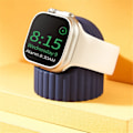 Miniatyrbild 6 av 6: Apple Watch Wave Silikon Stativ Mörk Blå