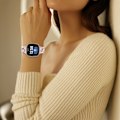 Miniatyrbild 6 av 6: Fitbit Versa 4/Sense 2 Armband Metall Bling Rosa