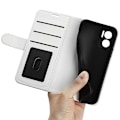 Miniatyrbild 4 av 6: Xiaomi Redmi 10 5G Fodral Crazy Horse Läder Vit