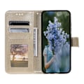 Miniatyrbild 2 av 6: iPhone 16e Fodral Mandala Läder Guld