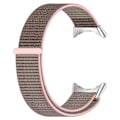 Miniatyrbild 1 av 6: Google Pixel Watch / Watch 2 Nylon Loop Armband Rosa