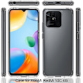 Miniatyrbild 2 av 6: Xiaomi Redmi 10C Skal Akryl/TPU Transparent