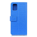Miniatyrbild 2 av 5: OnePlus 8T / 8T+ - Läder Fodral - Blå Blue Blå