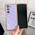 Miniatyrbild 2 av 6: Galaxy Z Fold 6 Skal Läder Lila
